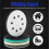 Conjunto de 8 discos de lixa de espuma para lixadeira orbital, 5 polegadas, 8 furos, Surfprep. 5