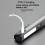LED Mini Flashlight with Pen Clip Mini Flashlight USB Charging Work Light Camping Light B 6