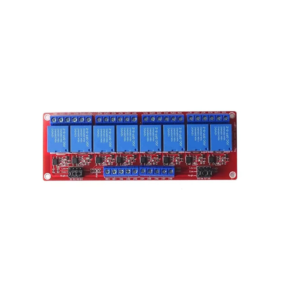 8 Way Tcpip Network Ethernet Relay Module Switch Lan Control Smart Device Remote Control Relay Module Dc12v 4852957315647