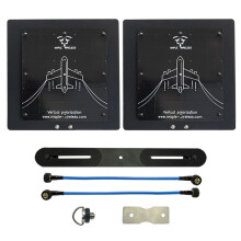 High Gain 5.5GHz 21dBi Directional Antenna Kit 5180-5800MHz Patch Antenna for HM30 SOLO VTX RC Manual Mode,A