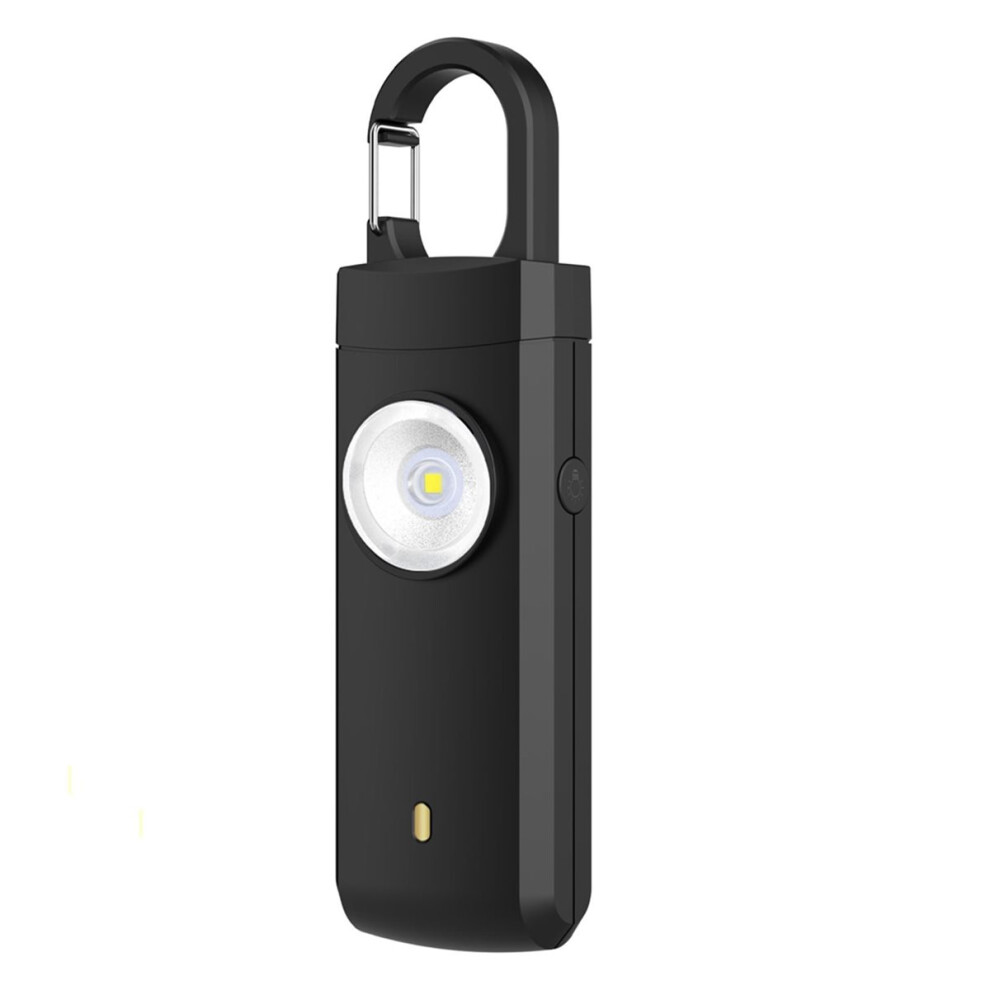Alarm Led Flashlight Rechargeable Safety Siren Alarm Portable Keychain For Female Elderly Children 4852957312523