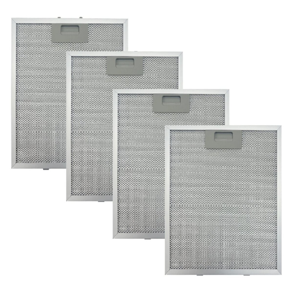4-Pack Hood Vent Grease Filter With 5-Layer Aluminum Mesh Forwhirlpool, Jenn.air Range Hoods W10875058 W11245983 4852957301398