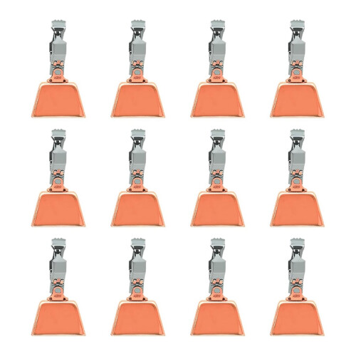 12 cascabeles para caña de pescar, accesorios de pesca