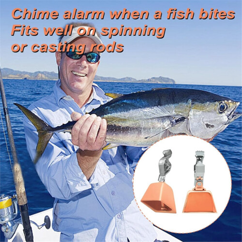 12 cascabeles para caña de pescar, accesorios de pesca 2
