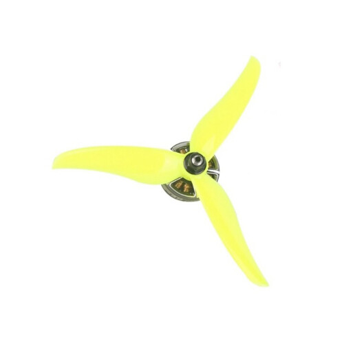 Hélice T5146 de 5 polegadas com 3 pás, rotação CW/CCW e furo de montagem de 5 mm para acessórios de drones RC FPV, preta. 1