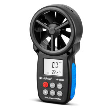 -866B Anemometer Wind Speed and Temperature,Wind Chill Indicstion Hand-Held Current/Average/Max/Min LCD Back-Light