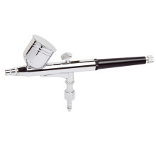 Aerógrafo profissional de dupla ação HD-130 com bicos e agulhas de 0,3 mm para decoração de bolos, pintura e tatuagem.