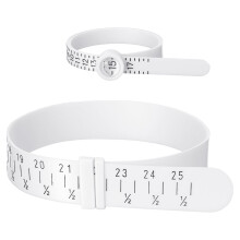 2-teiliges Set Ringgrößenmesser, Handgelenksmesswerkzeug für Armbandfinger, Armbandmesswerkzeug, Ringgrößenmesser