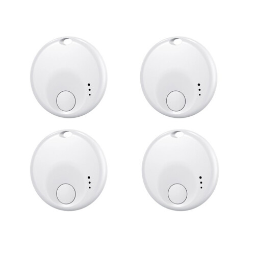 Smart GPS Tracker for Android for Find My Wearable Device for Car and Personal Tracking White