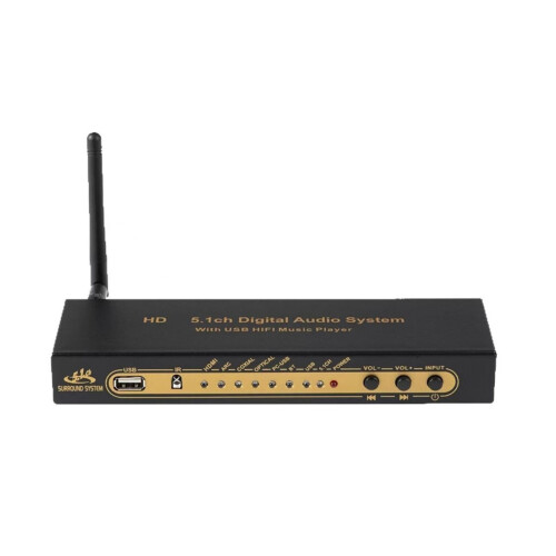 DTS AC3 5.1-Kanal-Audiodecoder-Konverter Bluetooth-kompatibler Splitter USB Computer-Soundkarte
