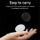 Smart GPS Tracker for Android for Find My Wearable Device for Car and Personal Tracking White 4