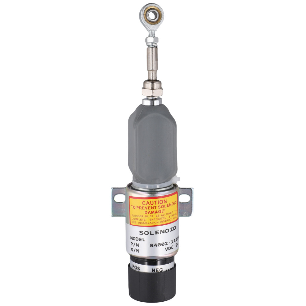 24V Shutoff Solenoid Valve For Excavator Pc60/120/200/-7 Oicut-Off Flameout Solenoid Valve B4002-1115030 4852957345477