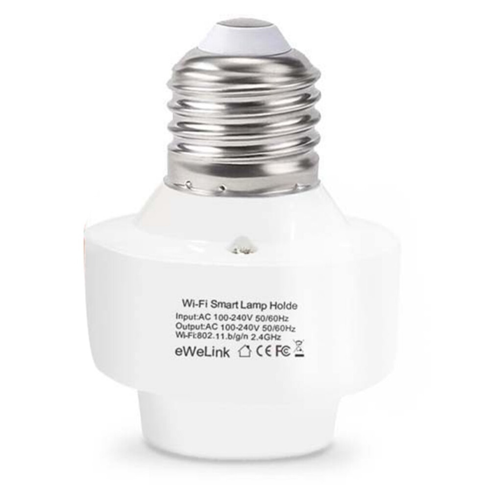 Smart Wifi Bulb Socket E26 E27 Bulb Adapter,Wireless 2.4G Remote Control Lamp Base Holder, App Remote Timer Light 4851916221289