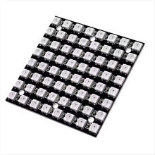 Matriz de LEDs WS2812 5050 RGB 8x8 WS2812B 8x8 64 bits Full Color 5050 RGB - Painel de LEDs