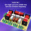 200W 4 Way Crossover Audio Speaker Crossover Dual + Midrange + Treble Frequency Divider KTV Professional Crossover 4