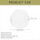 Glass Pattern Weights for Sewing,Fabric Weights for Pattern Cutting, Sewing Weight Cloth Dressmaking Pattern Making 5PCS 6