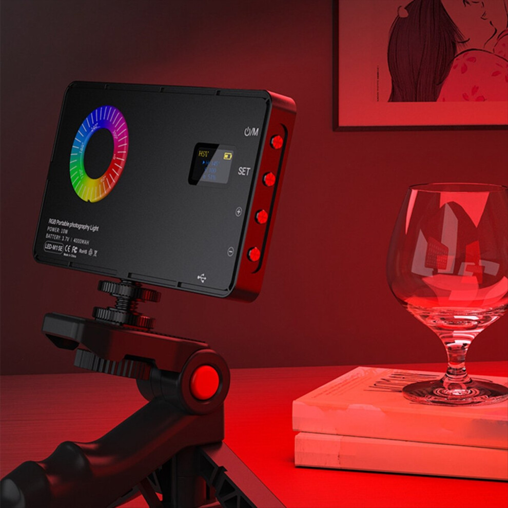 Rgb Led Video Fill 4000Mah Battery Rechargeable Video Used For Photography Video Live Fill Light 4852957372114