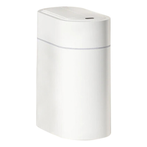 9L Two-Way Automatic Bagging Adsorption Rubbish Bin Trash Can with Lid Home Wall Mount Kitchen Dustbin