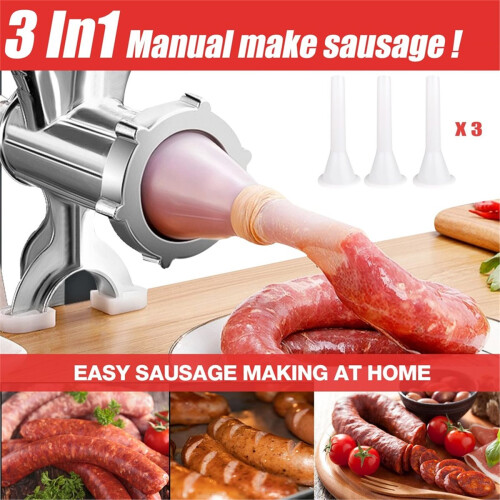 Manueller Fleischwolf - Manueller Fleischwolf, Wurstmaschine, Fleischwölfe für den Hausgebrauch, schnell und mühelos für Fleisch 1
