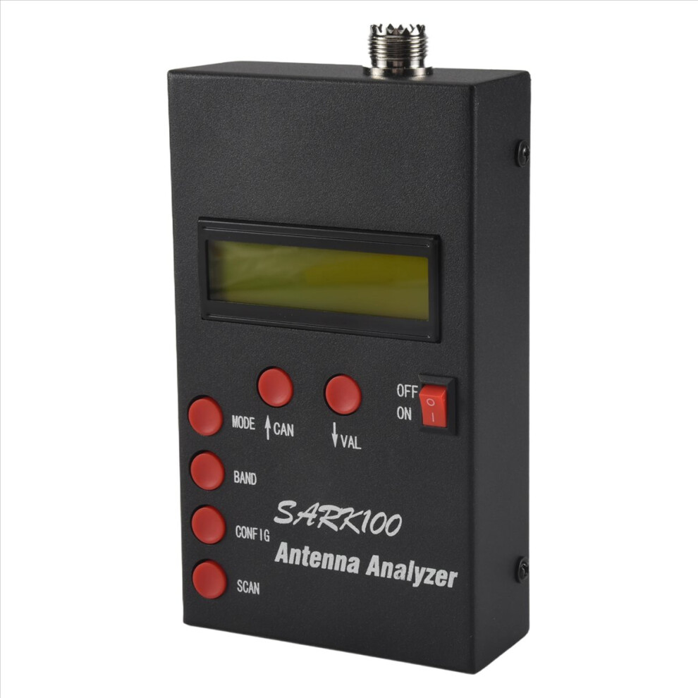 Sark100 Antenna Analyzer Meter 1-60Mhz Shortwave Swr Antenna Analyzer With 1.0 To 9.99 Swr Usable Measurement Range Black 4852957359665