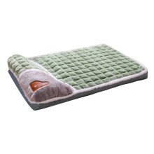Winter Dogs Sleeping Bed Fleece Pet Blanket Detachable Cat Puppy Mat Washable Kennel Mattress Pet Supplies Large Dog L