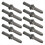 Stone Splitter Tools - 5/8" Wedge and Feathers Shims Set for , Concrete, Marble 10 Pack 1
