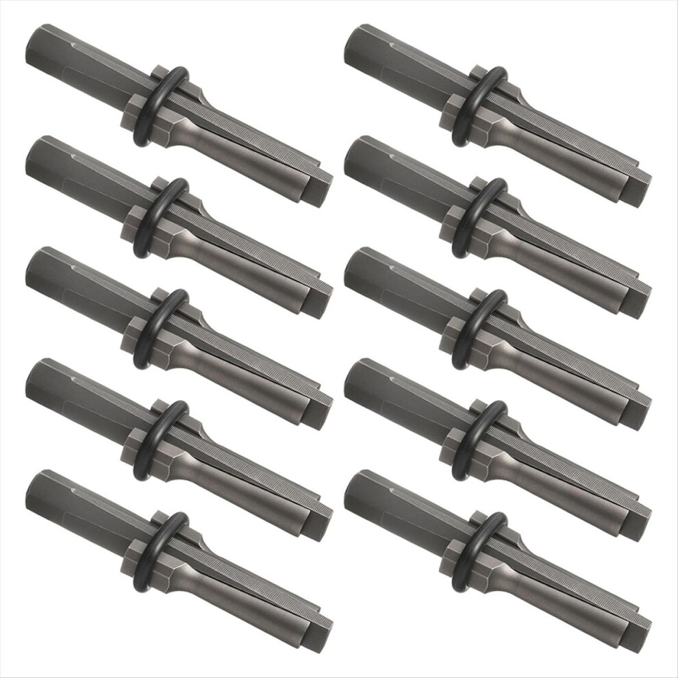 Stone Splitter Tools - 5/8" Wedge And Feathers Shims Set For Concrete, Marble 10 Pack 4852957386517