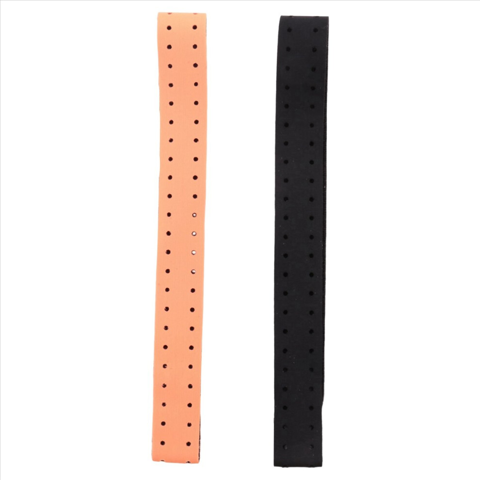 Black/Orange 2Pcs Adjustable And Breathable Replacement Armband Soft Strap Band For Heart Rate Monitor - (+Orange)