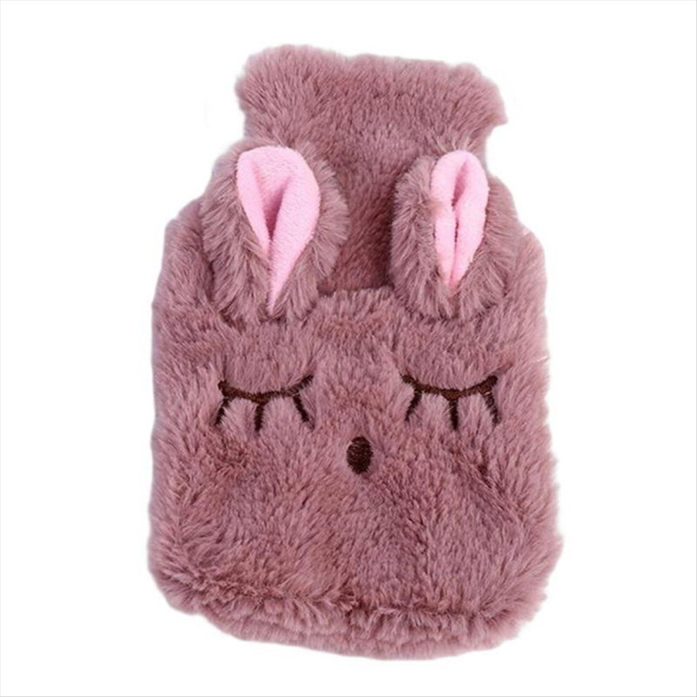Winter Hot Water Bottle PVCPlush Shoulder Hand Warmer Heat Pack Reusable Heating Bag Household Thermal Sack AccessoriesC