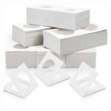 600 stuks muntflippers in 6 maten, kartonnen munthouders voor verzamelaars, 2x2 inch munten, kartonnen muntflippers voor het verzamelen van munten
