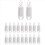 Witte, draagbare plastic sleutelhangers/ID-labels, 20 stuks 1