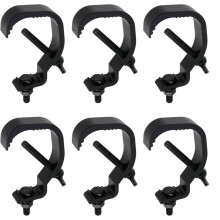 6 stuks podiumverlichtingsklemmen, zware uitvoering, trussklemmen van legering, ophangbeugel voor DJ-projectoren, PAR-spotlights en moving head-lampen
