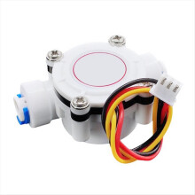 1/4" PE watermeter sensorteller 0,5-6 l/min - hoge-indicator debietmeter voor waterdispenser
