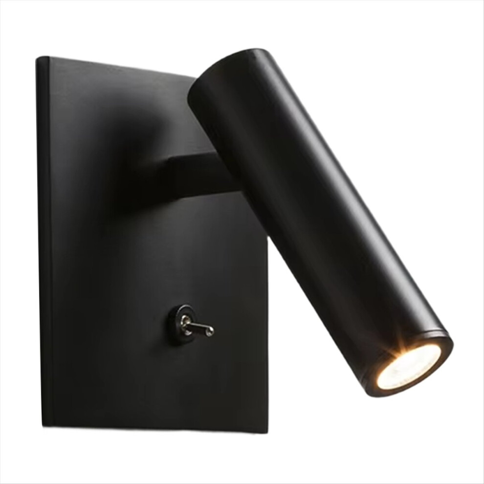 Embedded Led Wall Lamp With Switch Adjustable Hotel Bedroom Headboard Reading Bedside Sconce Spot Fixture Light 4851916232445