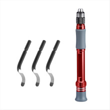 Entgratmesser-Set mit 3 Klingen, Entgratwerkzeug, Gratentfernungsklingen, Entgratwerkzeuge für Metall, Harz und PVC