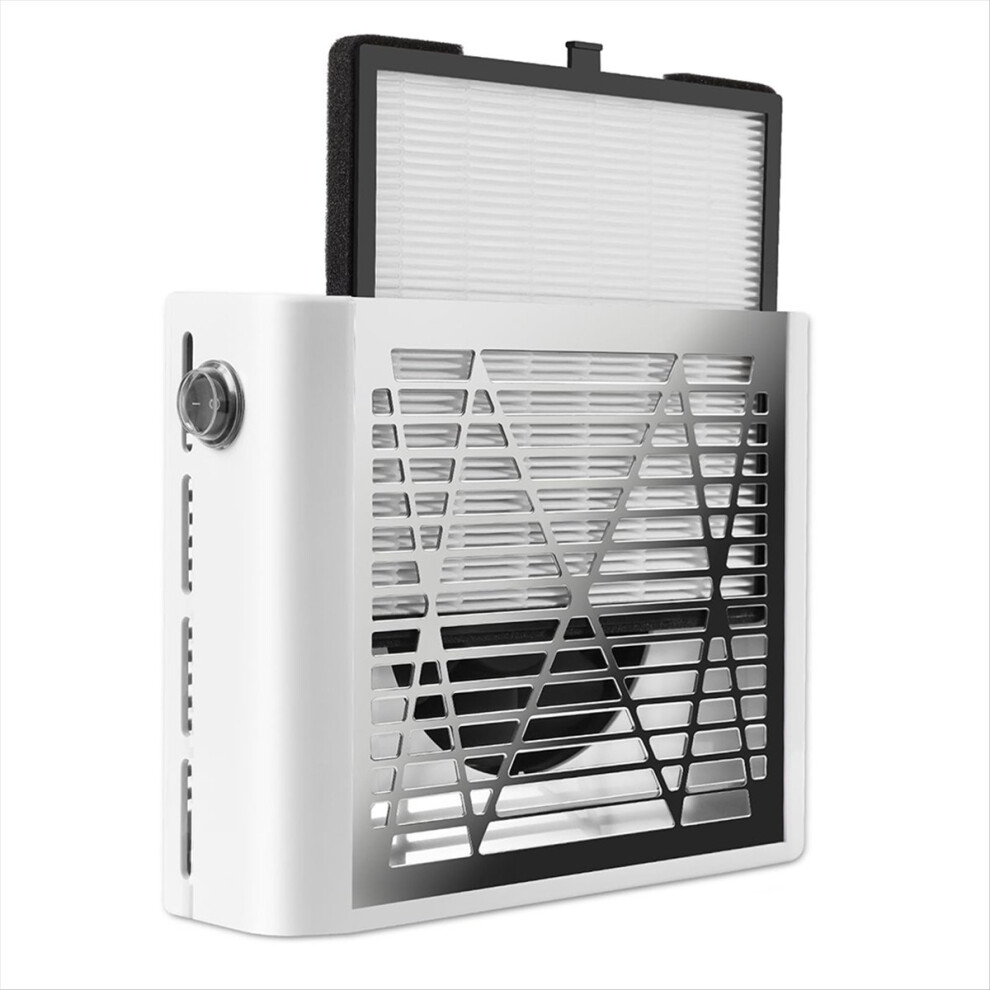 Nails Dust Collector Machine Powerful Dust Collector Nails Tech Vacuum Fan Extractor Manicure Pedicure Tool EU Plug