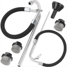 -Mangueira de sucção e conjunto de linha de refluxo em aço inoxidável, acessórios para pulverizador de tinta airless 390 395 490 495 595 695