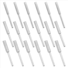 Conjunto de 18 brocas para afiar motosserras, 3 tamanhos, ferramenta de afiar para motosserras, pedras para joias e madeira.