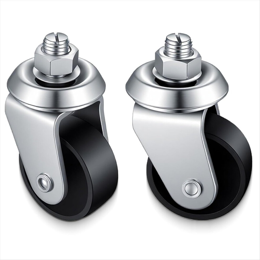 2 Pcs Floor Jack Casters For 4 Ton Floor Jack,Cast Iron Racing Jacks Caster Wheel With 16Mm Stem,Floors Jacks Parts 4851916237037