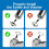 Kit de ferramentas para ilhós reforçado, alicate perfurador manual de 1/4 e 3/8 polegadas para lonas, banners de couro e tecido (10 mm/6 mm). 6