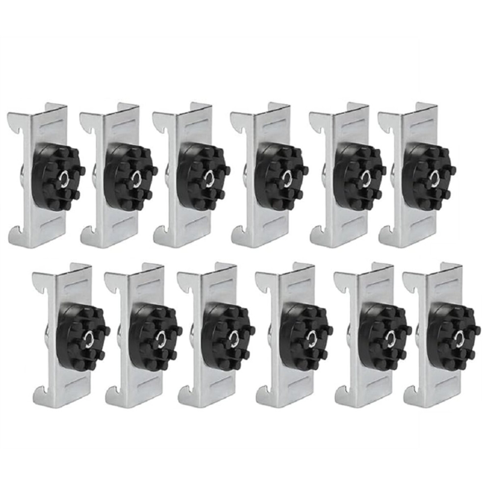 Sound Isolation Clips 12Pack Sound Proofing Mounting Clips - Reduces Noise From Noisy Neighbours - Drywall Soundproofing 4851916217022