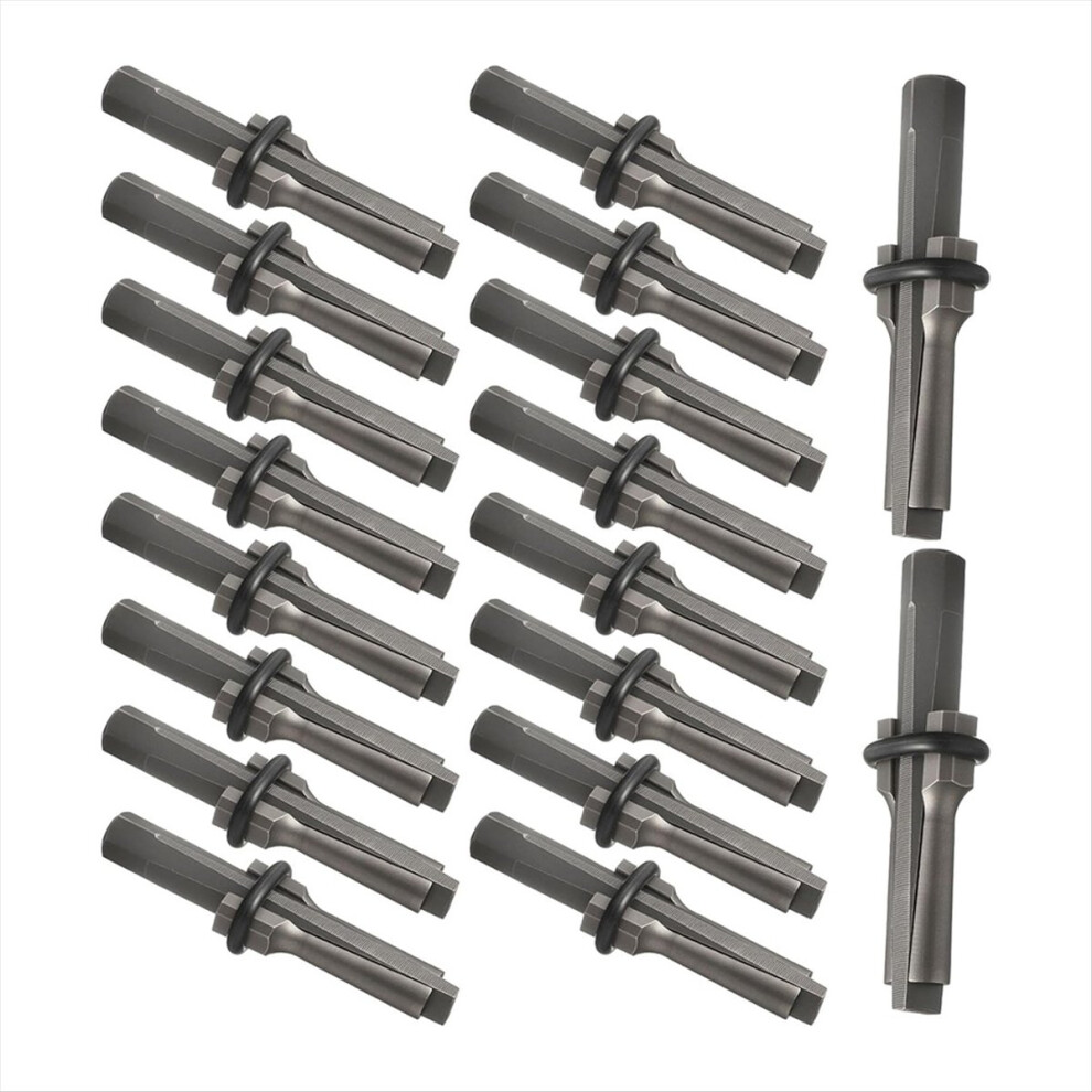 Stone Splitter Tools - 5/8" Wedge And Feathers Shims Set For Concrete, Marble 20 Pack 4852957386524