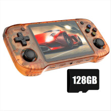 R46H Handheld Retro Game Console 4.2 Inch Screen 128G 20000+Games Portable Video Player Gamepad Support 10+ Emulator A