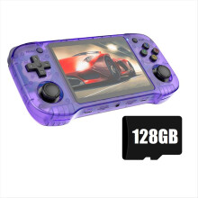 R46H Handheld Retro Game Console 4.2 Inch Screen 128G 20000+Games Portable Video Player Gamepad Support 10+ Emulator B