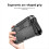 Capa protetora ergonômica de silicone macio para jogos, acessório preto. 7