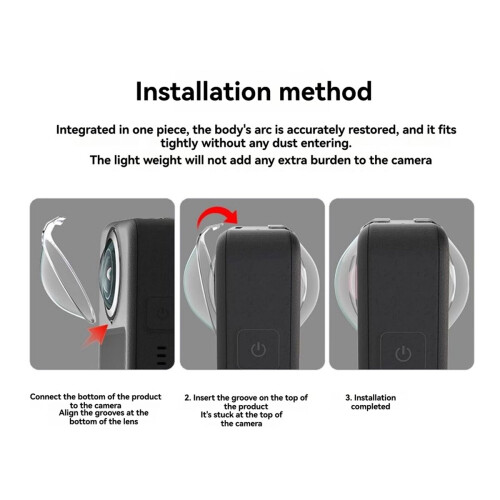 Lens Protector for 360 Camera Lens Protector Anti-Scratch Protective Lens Panoramic Camera Accessories 2