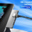 For Pro 4/5/6 Docking Station -Compatible PC Screen Projection 100M Ethernet Port USB3.0 Adapter,A 7