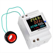 D52-2066 Energiemeter DIN-rail elektriciteitsverbruik monitor 100A Voltmeter Amperemeter Watt KWh Frequentie Vermogensmeter C