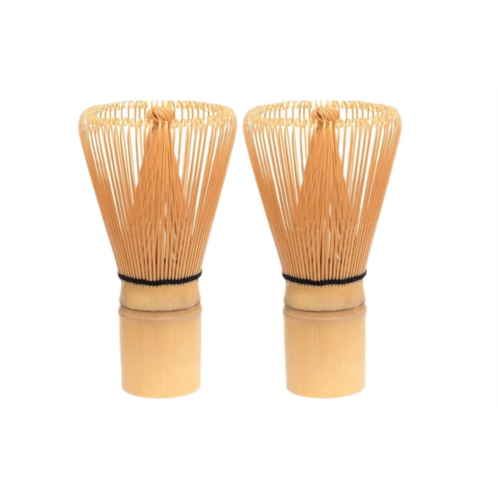 2-Pcs Bamboo Matcha Whisk Set,Handcrafted Traditional Chasen,Matcha Stirrer Wisk Mixer Brush For Authentic Matcha Tea 4851916213727
