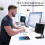 Metal Desktop Speaker Stand Ergonomic Universal Computer Speaker Risers Stand Stable Speaker Holder 3
